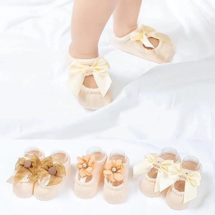 👼Cute & Comfortable Baby Ballet Socks