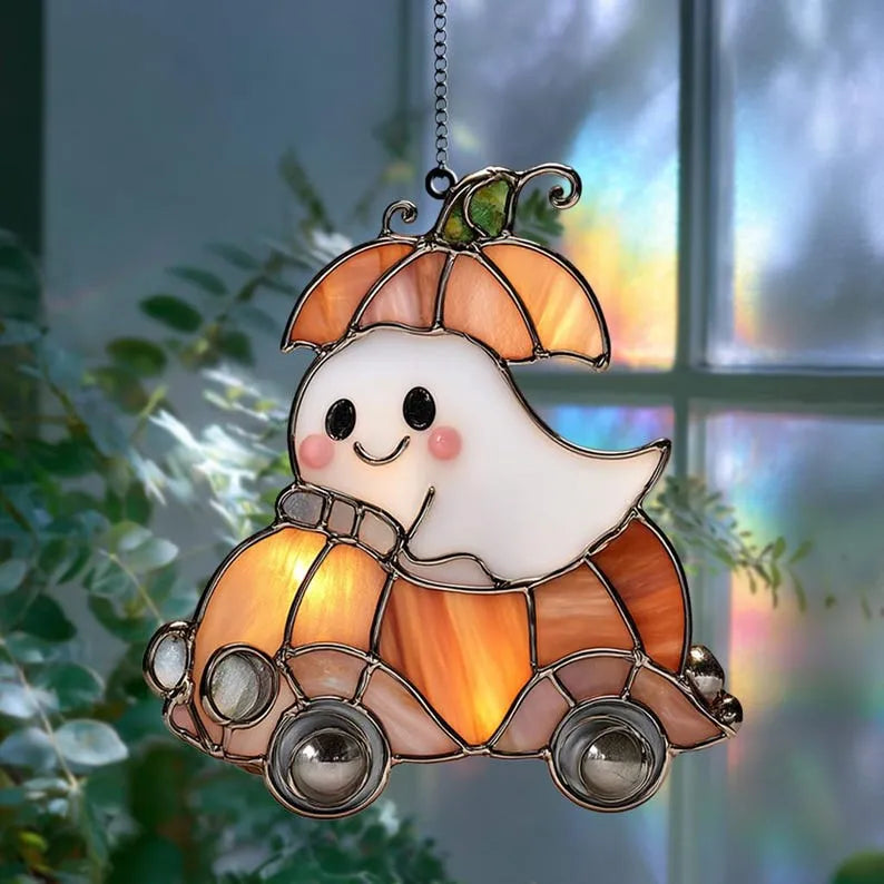 🎃👻Halloween Ghost Ride Ornament!