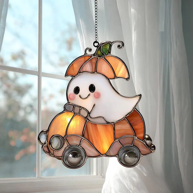 🎃👻Halloween Ghost Ride Ornament!