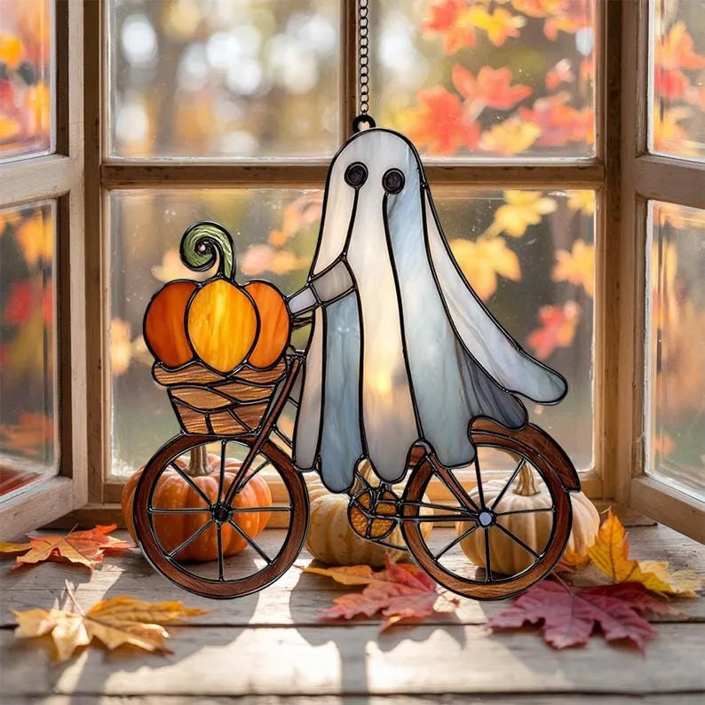 🎃👻Halloween Ghost Ride Ornament!