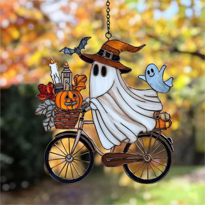 🎃👻Halloween Ghost Ride Ornament!