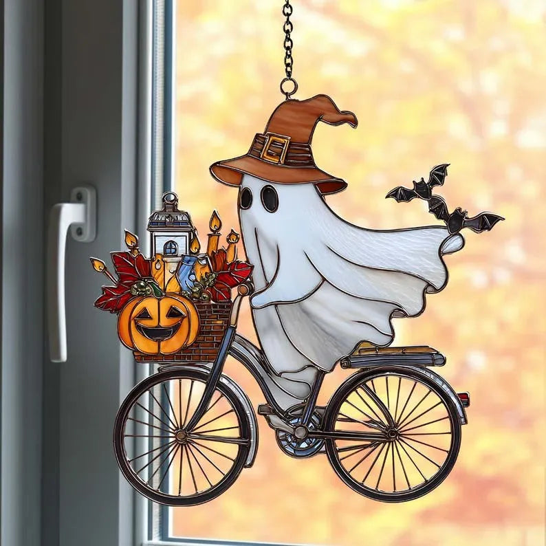 🎃👻Halloween Ghost Ride Ornament!