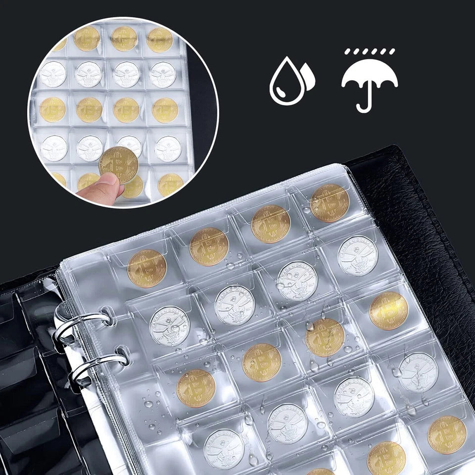 480-Pocket Coin Collection Book