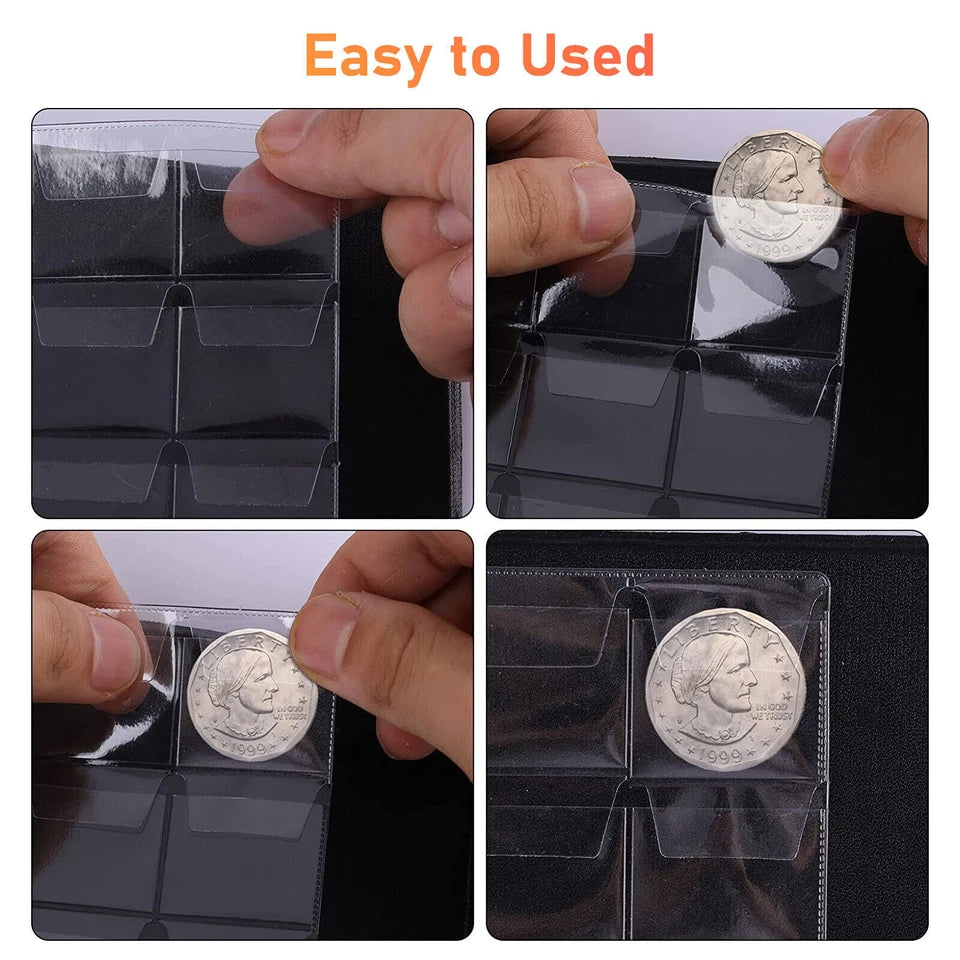 480-Pocket Coin Collection Book