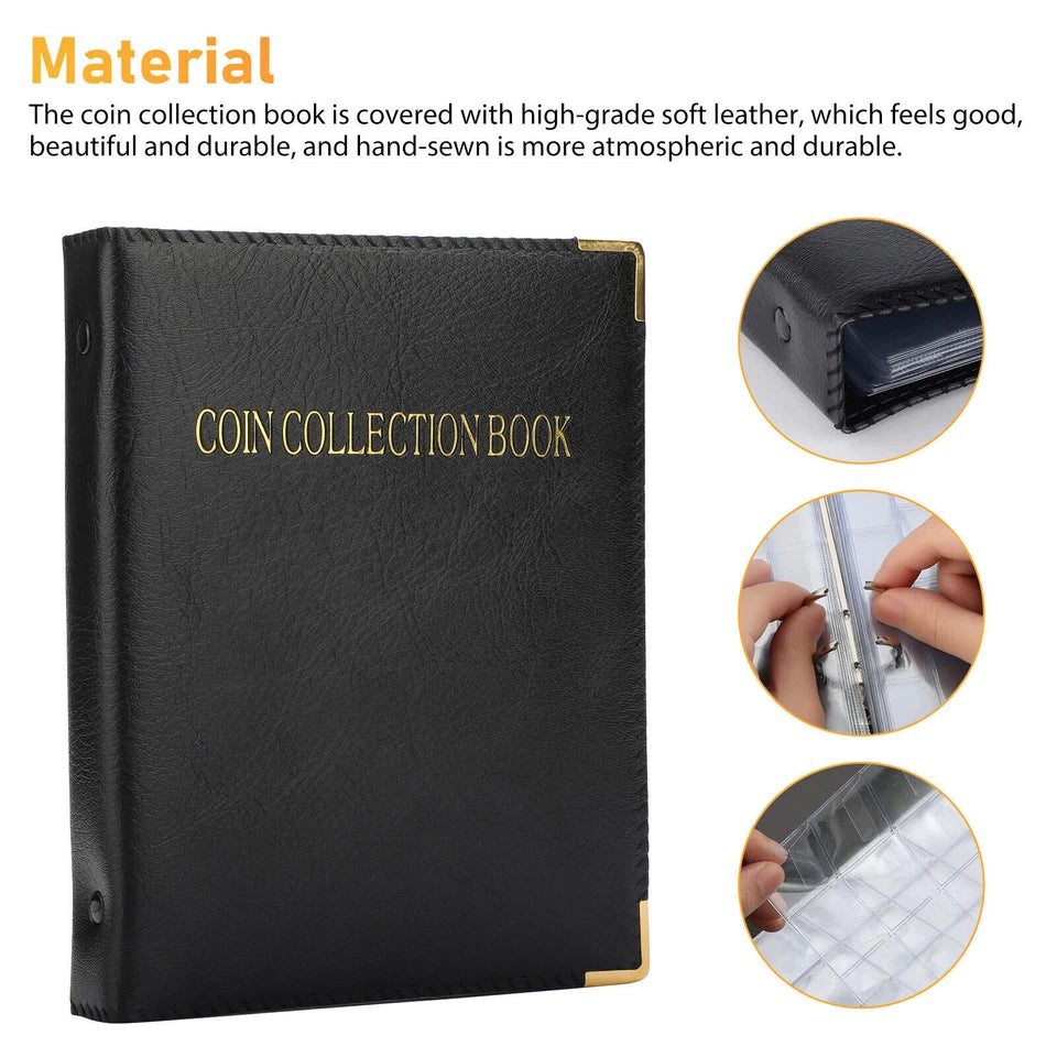 480-Pocket Coin Collection Book